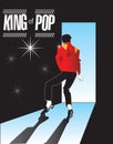 Michael Jackson, King of Pop Memorial 1 in series! Royalty Free Stock Photo