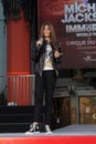 Michael Jackson, Paris Jackson Royalty Free Stock Photo