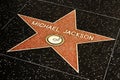 Michael Jackson Star on the Hollywood Walk Royalty Free Stock Photo