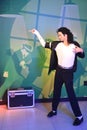 Michael Jackson wax statue at Madame Tussauds Wax Museum at ICON Park in Orlando, Florida Royalty Free Stock Photo