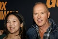 Michael Keaton, Suzy Nakamura Royalty Free Stock Photo