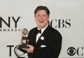 Michael McGrath Holds his 2012 Tony Statuette at the Ceremony in New York City