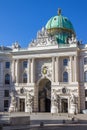 Michaelerplatz Hofburg in center of Vienna Royalty Free Stock Photo