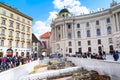 Michaelerplatz in Vienna with Roman and medieval remains