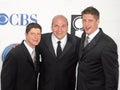 MichaelMcGrath, Casey Nicholaw, and Christopher Sieber at the 2005 Tony Awards