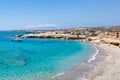 Michaliou Kipos beach in Karpathos, Greece