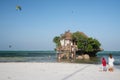 The Rock - small restaurant on top of the rock, Michamwi Pingwe, Zanzibar Royalty Free Stock Photo