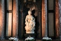 Michelangelo`s Madonna and Child Sculpture in Bruges, Belgium Royalty Free Stock Photo