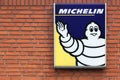 Michelin logo on a facade Royalty Free Stock Photo