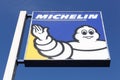 Michelin logo on a pole