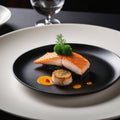 Michelin star chefs craft refined cuisine offering an epicurean journey through fine dining presentation. Generated
