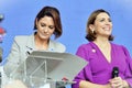 Michelle Bolsonaro signs Rosana Valle\'s inauguration document as President of the PL woman