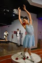 Michelle Kwan statue at Madame Tussauds New York in New York City