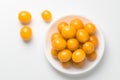 Yellow Grape Tomatoes in a Bowl Royalty Free Stock Photo