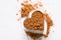 Taco Seasoning in a Heart Shape Royalty Free Stock Photo