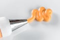 Orange Ice and Piping Bag