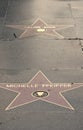 Michelle Pfeiffer's and Celine Dion's stars