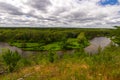 Michigan Au Sable River Valley Overlook Royalty Free Stock Photo