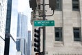 Michigan Ave Street Sign Royalty Free Stock Photo