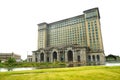 Michigan Central Station in Detroit, USA Royalty Free Stock Photo