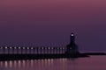 Michigan City East Pierhead Light Royalty Free Stock Photo