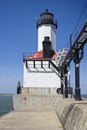 Michigan City Lighthouse Royalty Free Stock Photo