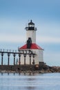 Michigan City Lighthouse Royalty Free Stock Photo