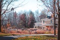 Michigan Farm garden during Autumn in Grand Rapids Michigan