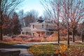 Michigan farm garden in Grand Rapids during autumn