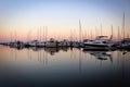 Michigan Lake view by sunset, Chicago, Illinois, USA Royalty Free Stock Photo