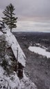 Michigan`s keweenaw in winter