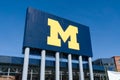 Michigan Stadium Sign at University of Michigan