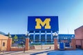 Michigan Stadium at The University of Michigan Royalty Free Stock Photo