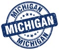 Michigan stamp Royalty Free Stock Photo
