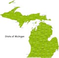 Michigan state Royalty Free Stock Photo