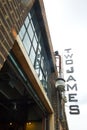 Entrance of distillery building in Detroit, United States