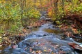 Michigan upper peninsula during autumn time Royalty Free Stock Photo