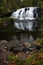 Michigan Upper Peninsula Waterfall In Autumn Royalty Free Stock Photo