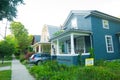 Timber houses in Michigan, United States