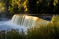 Michigan Waterfall In Autumn Royalty Free Stock Photo