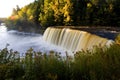 Michigan Waterfall In Autumn Royalty Free Stock Photo