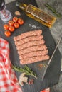 Mici - Romanian sausages Royalty Free Stock Photo