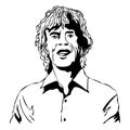 Jagger.Vector illustration of Jagger.