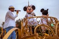 Mickey . Minnie and dancer in Move It! Shake It! MousekeDance It! Street Party at Magic Kingdom 169.