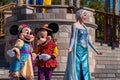 Mickey, Minnie and Elsa in Mickeys Royal Friendship Faire in Magic Kingdom 39