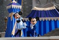 Mickey and Minnie in magic kingdom Royalty Free Stock Photo