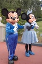 Mickey and Minnie Mouse in Disney World Royalty Free Stock Photo