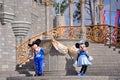 Mickey and Minnie Mouse in Disney World Royalty Free Stock Photo