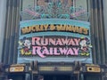 Mickey & Minnie`s Runaway Railway located Hollywood Studios in Orlando, Florida