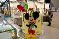 Mickey mouse cheese cake